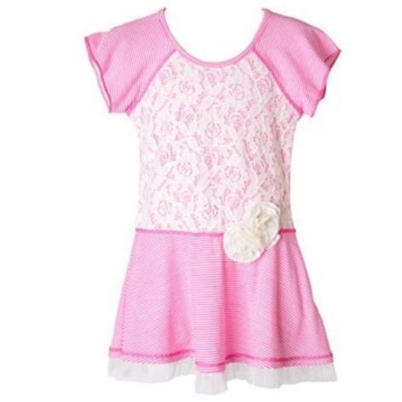 Pinky Other - Pinky Drop-Waist Lace Dress - Girls 3T New
